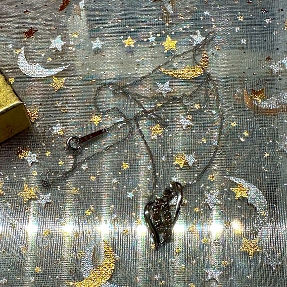 π0.5 ct Diamond 18K REAL White Gold 16cm Necklace πππ - Picture 5 of 11